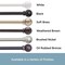 Kenney Mfg Kenney Chelsea 5/8" Standard Decorative Window Curtain Rod, 28-48", Soft Brass KN71704 - alternate 6
